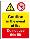 Fire - do not use lift sign