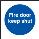 Fire door keep shut sign