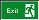 Exit right symbol sign