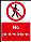No pedestrians sign