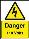 Danger 110 volts sign