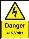Danger 415 volts sign