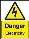 Danger electricity sign