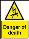 Danger of death sign