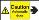 Cauton forklift trucks have priority of way in this area sign