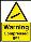 Compressed gas sign