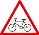 Fold Up 600mm Tri Bicycle Text Variant