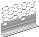 Galvanised External Render Stop Bead (Not Bellcast) 2400mm