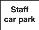 Staff Car Park sign