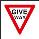 Give way sign