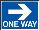 One way - right sign