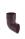 Black 68mm Downpipe Shoe ROUND
