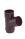 Black 68mm Downpipe Branch 112.5dg ROUND