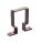 Black 65mm Downpipe Clip SQUARE