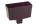 Black 65mm Rainwater Head SQUARE