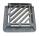Double Triangular Ductile Iron Gully Grate & Frame 440 X 400mm 