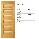 Ecuador Red Oak - Supplied Unfinished 78 x 24 x 1 3/8  1981 x 610 x 35mm