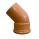 Single Socket Drain Bend 45dg