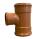 160mm x 110mm Triple Socket Drain Branch 87.5dg