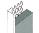 Stainless Steel Stop bead 3000mm x 13mm