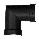 115mm x 90 Painted Cast Iron Half Round Gutter Angle CI45HR90AP