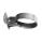 65mm Painted Galvanised Steel Round Downpipe Clip CI25DPCP