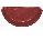 115mm Primed Cast Iron Half Round External Stop End CI45HRE1
