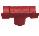 115mm x 65mm Primed Cast Iron Half Round Running Outlet CI45HRRO1