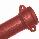 65mm x 1.83mt Primed Cast Iron Round Eared Downpipe CI25REDP