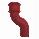 65mm x 75mm Primed Cast Iron Round Downpipe Offset CI25OS75